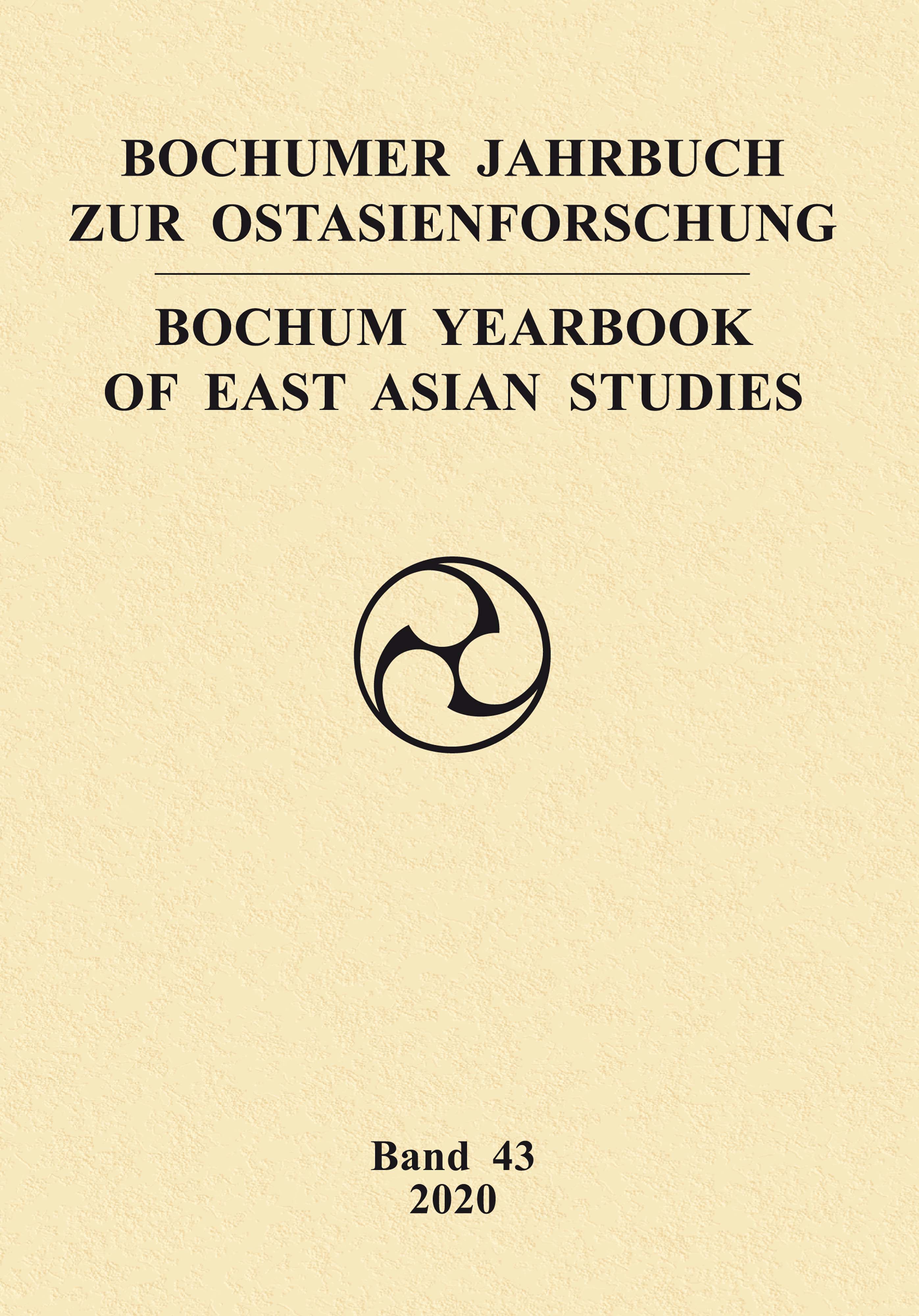 Bochumer Jahrbuch zur Ostasienforschung