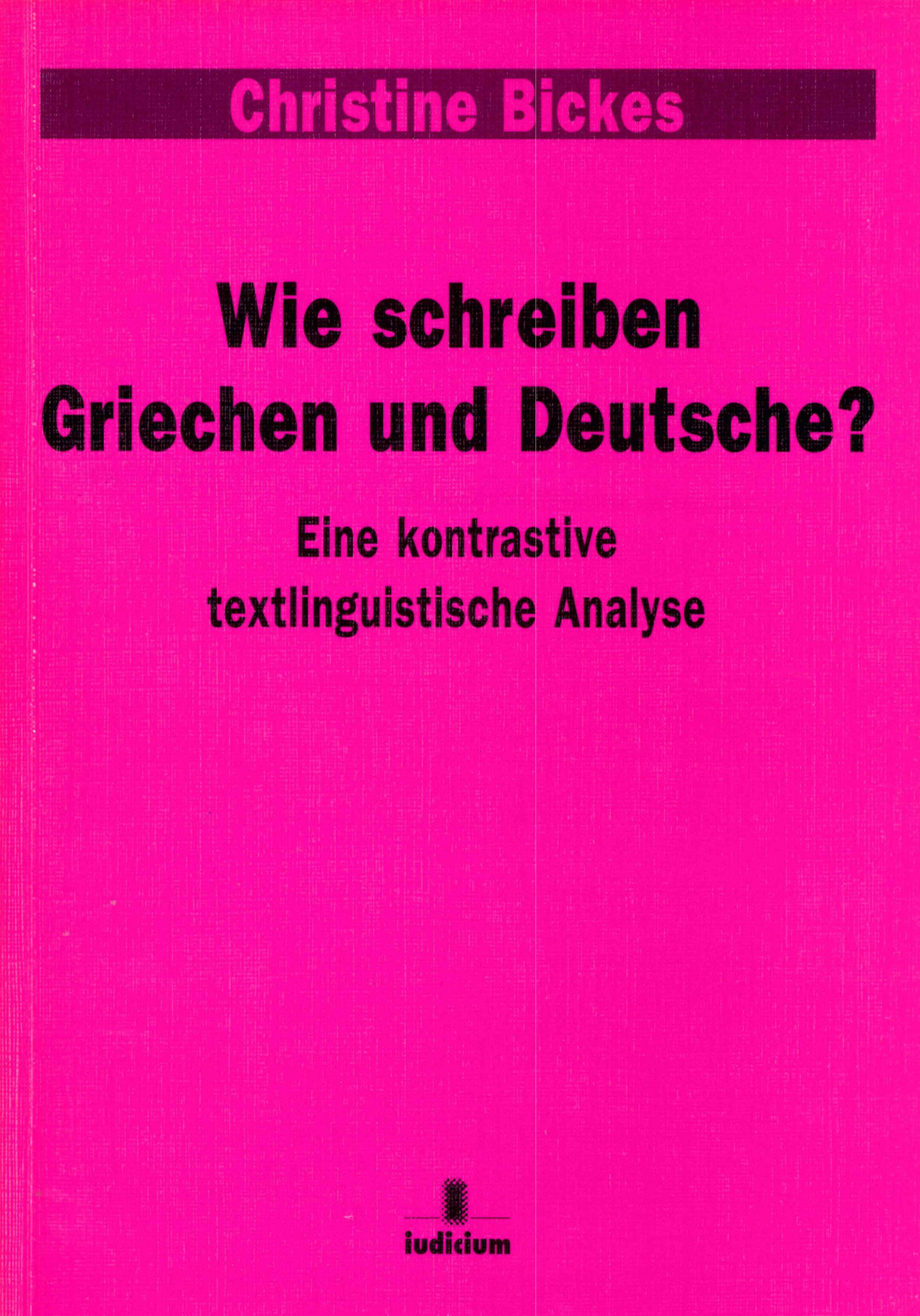 Wie schreiben Griechen und Deutsche?