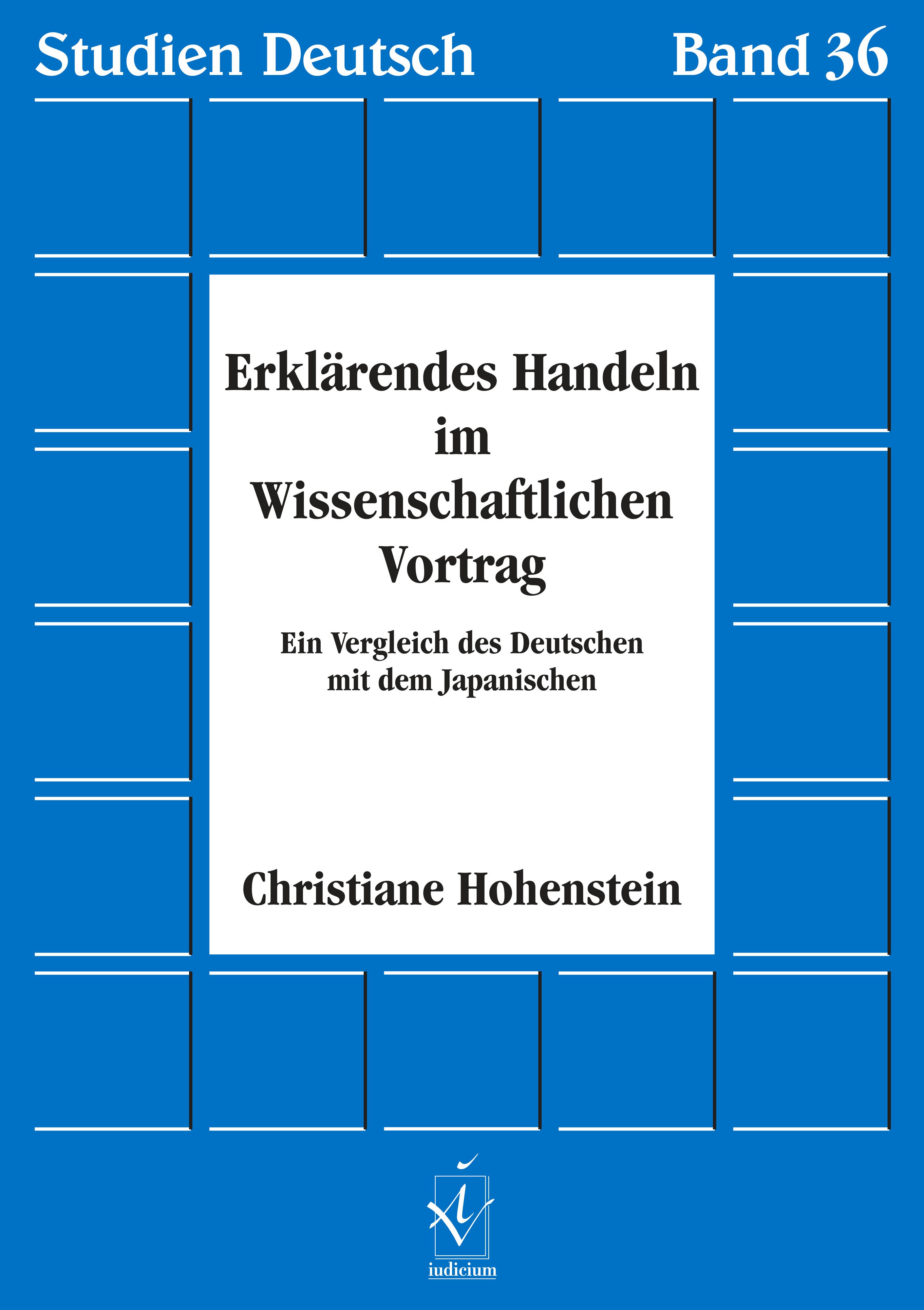 Erklärendes Handeln im Wissenschaftlichen Vortrag