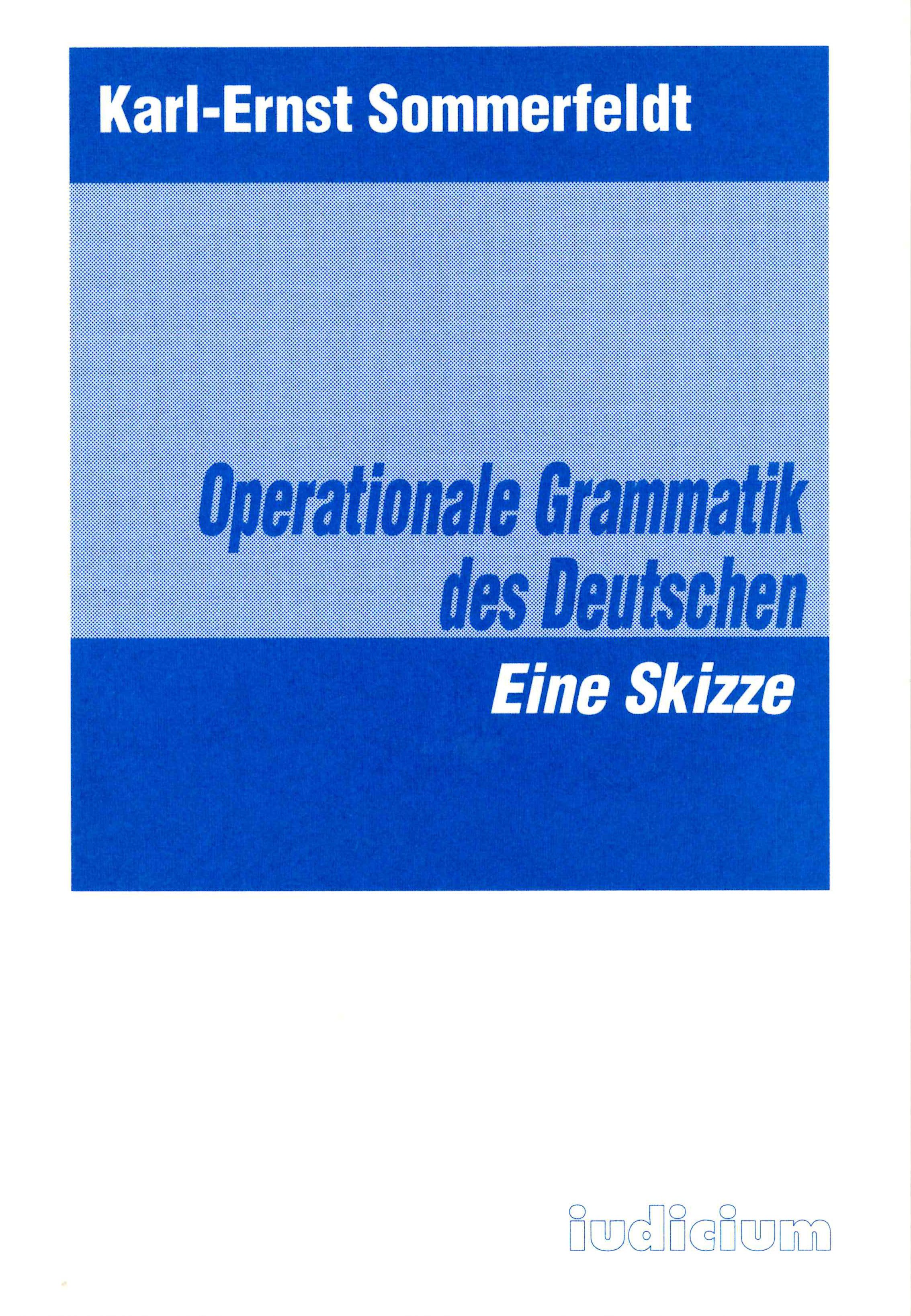 Operationale Grammatik des Deutschen