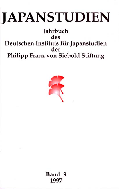 Japanstudien. Jahrbuch des Deutschen Instituts für Japanstudien, Band 9/1979