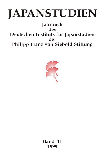 Japanstudien. Jahrbuch des Deutschen Instituts für Japanstudien, Bd. 11/1999