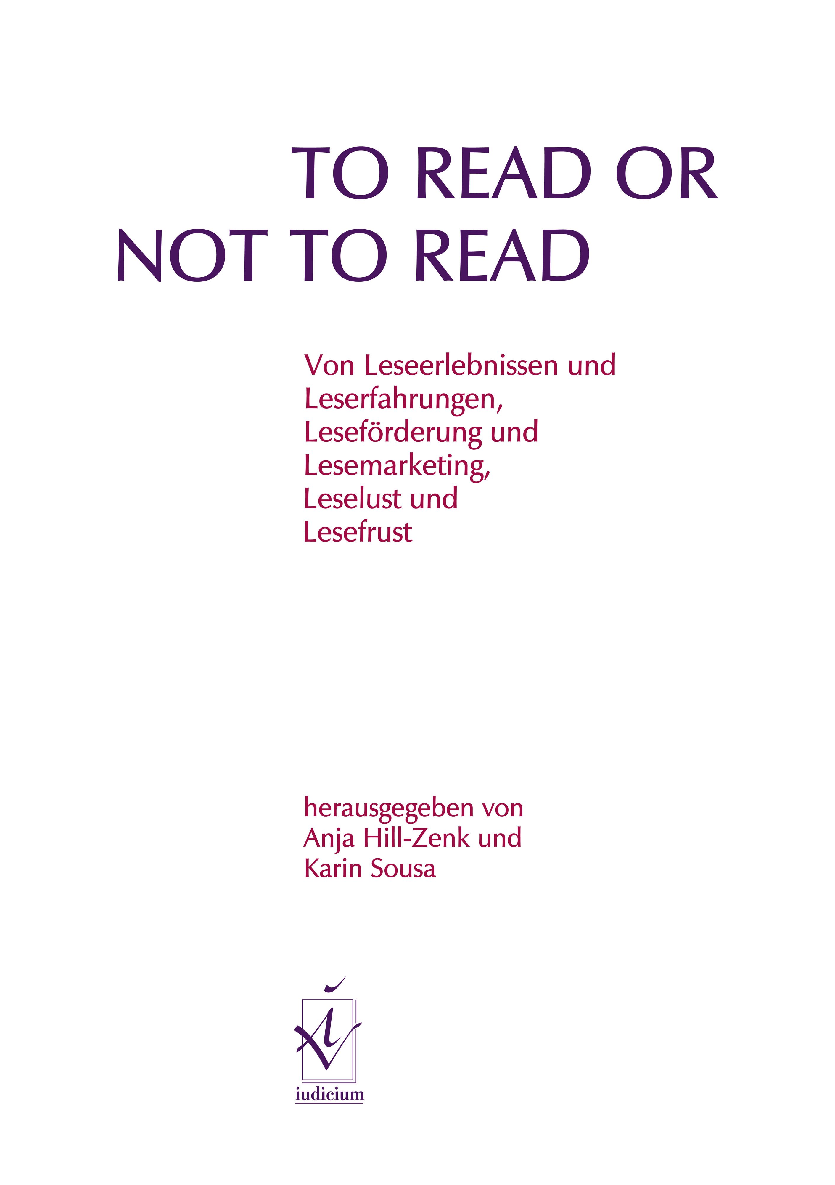 To read or not to read