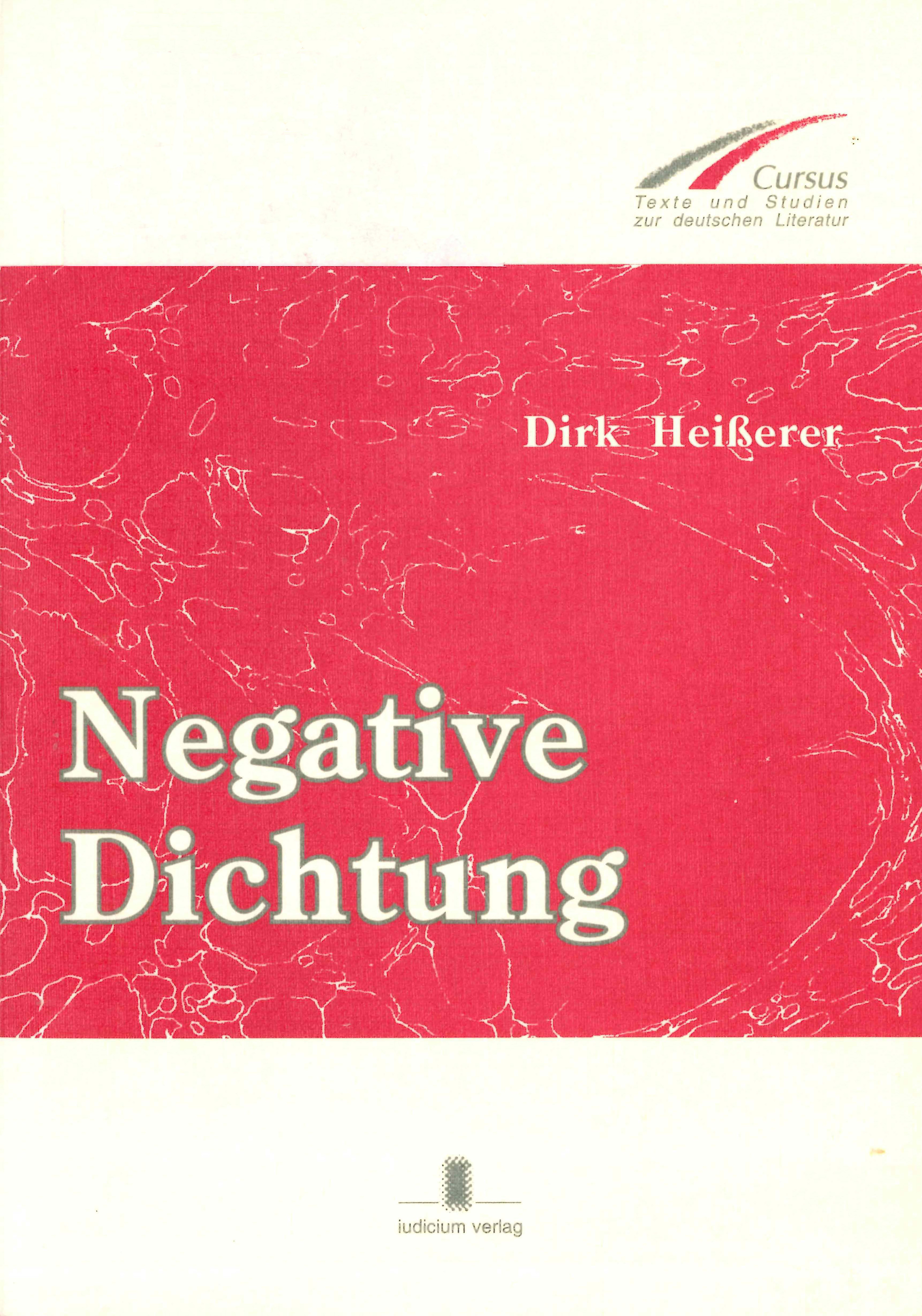 Negative Dichtung