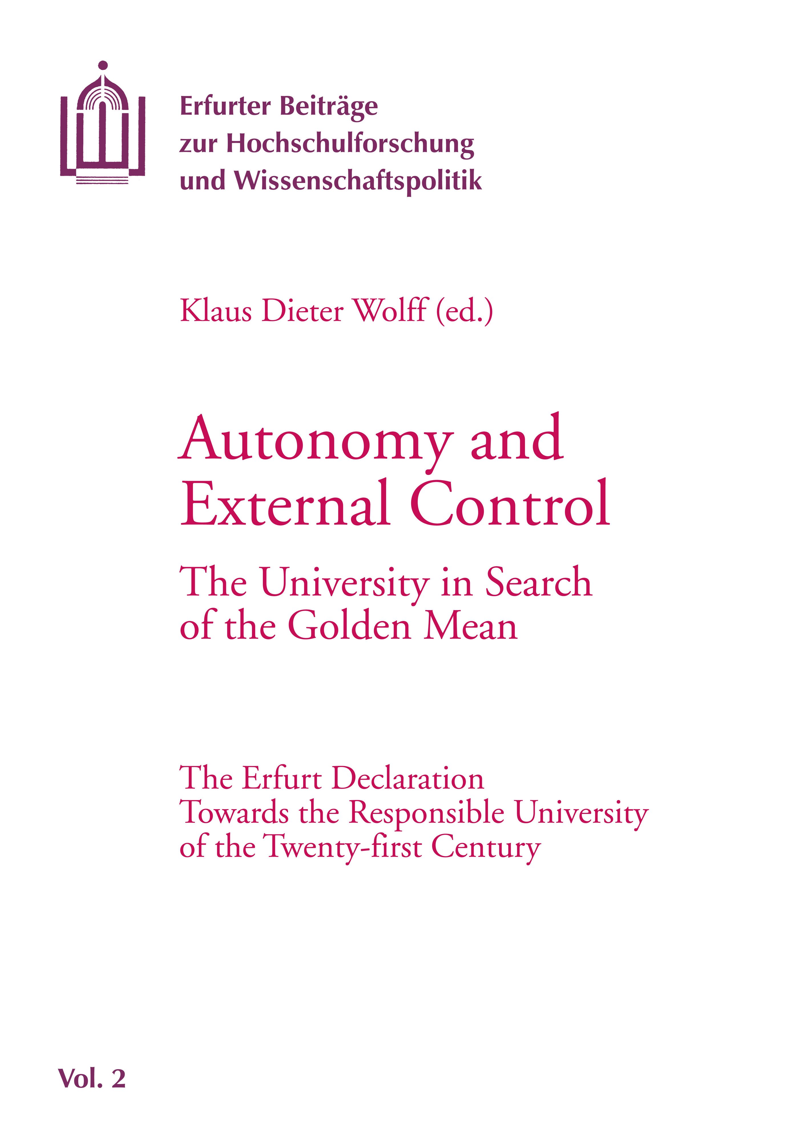 Autonomy and External Control