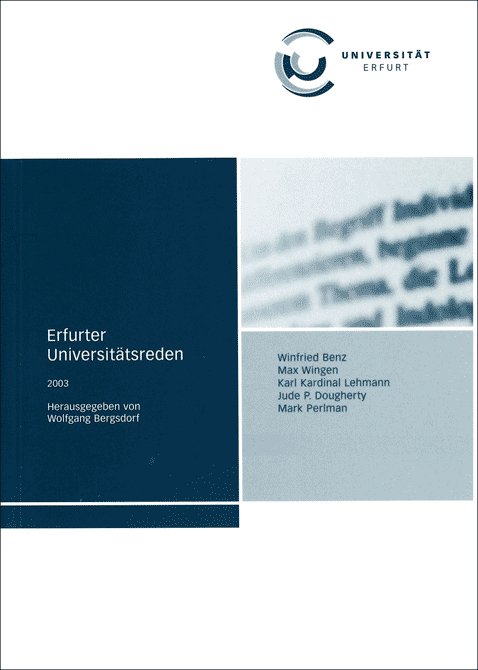 Erfurter Universitätsreden 2003