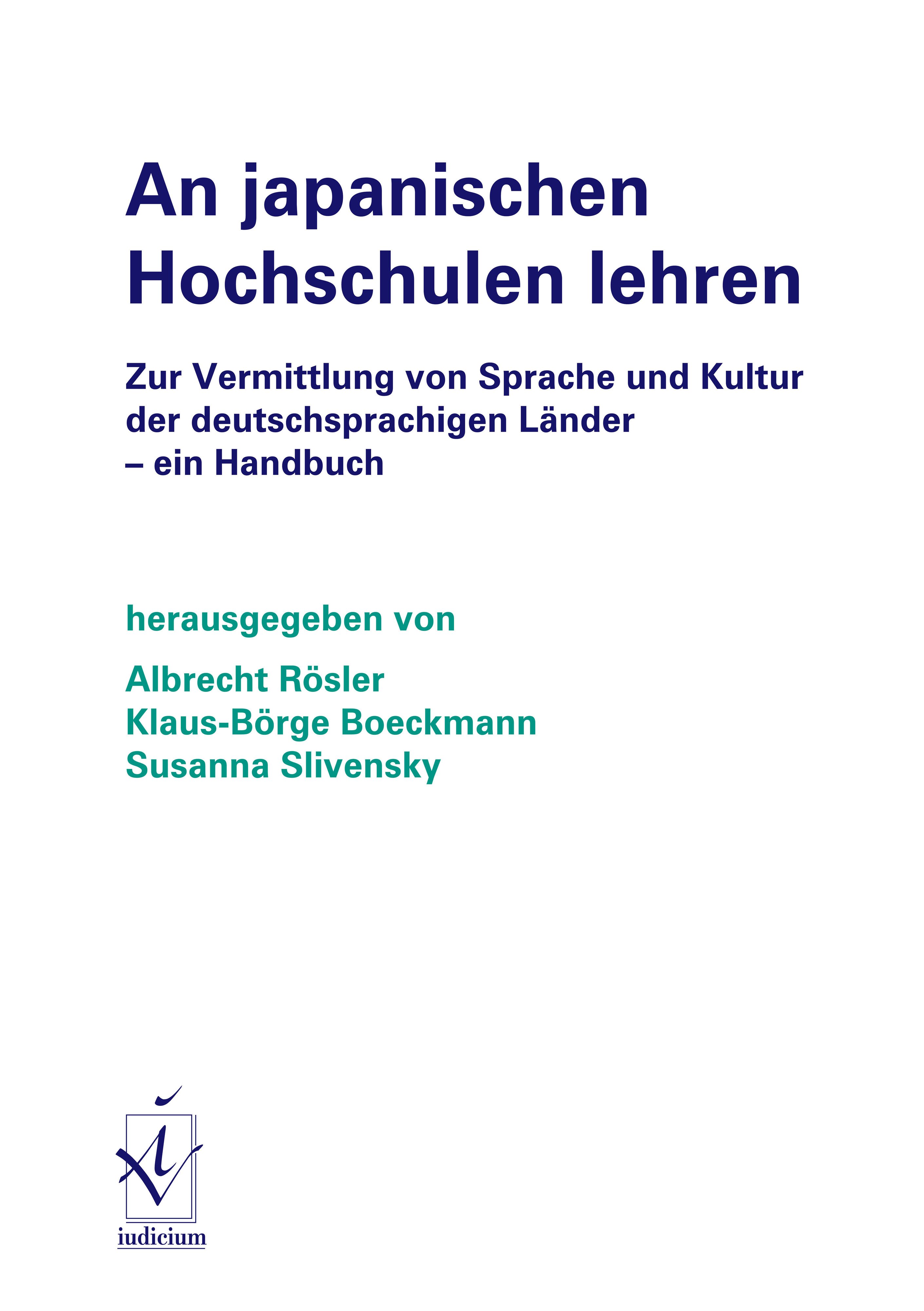 An japanischen Hochschulen lehren