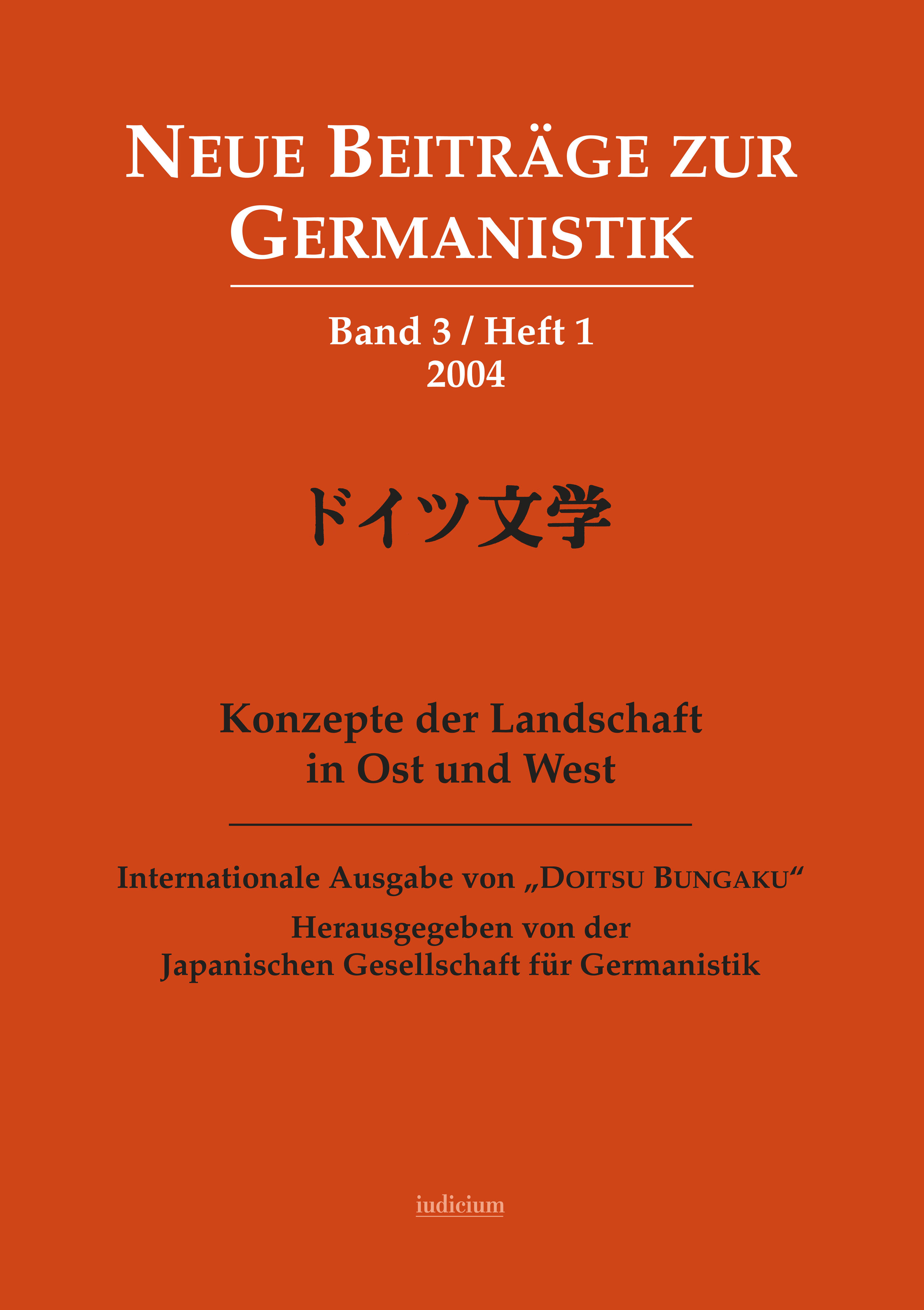Konzepte der Landschaft in Ost und West