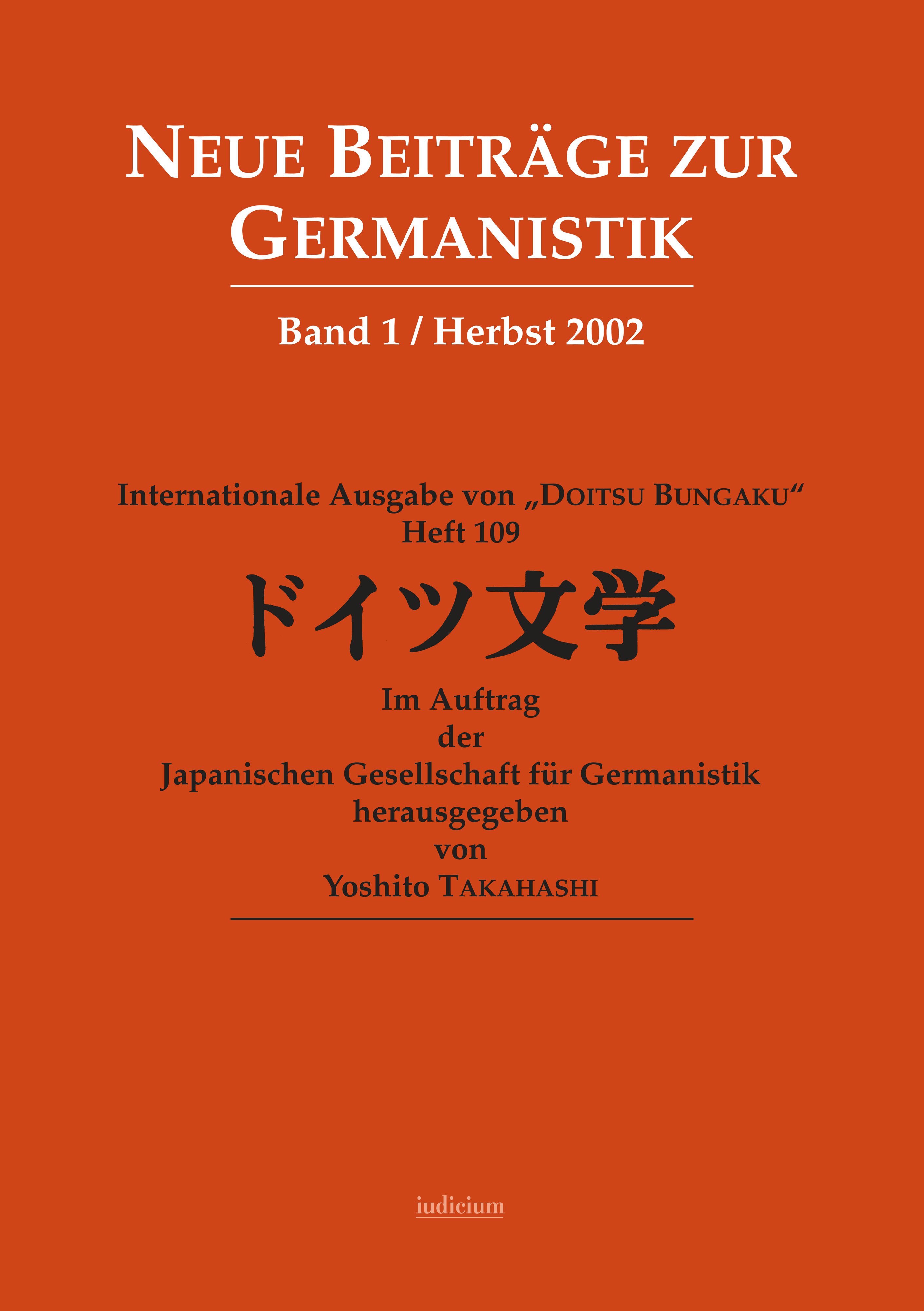 Neue Beiträge zur Germanistik