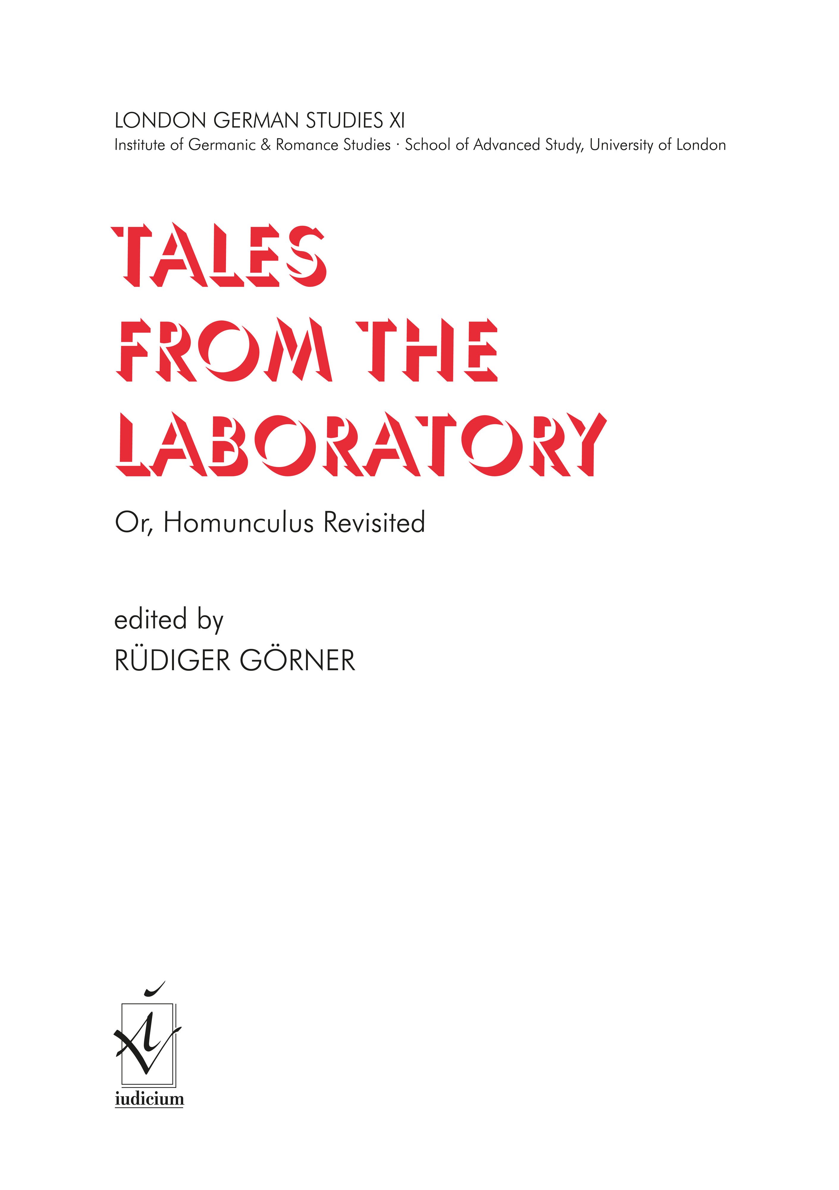 Tales from the Laboratory