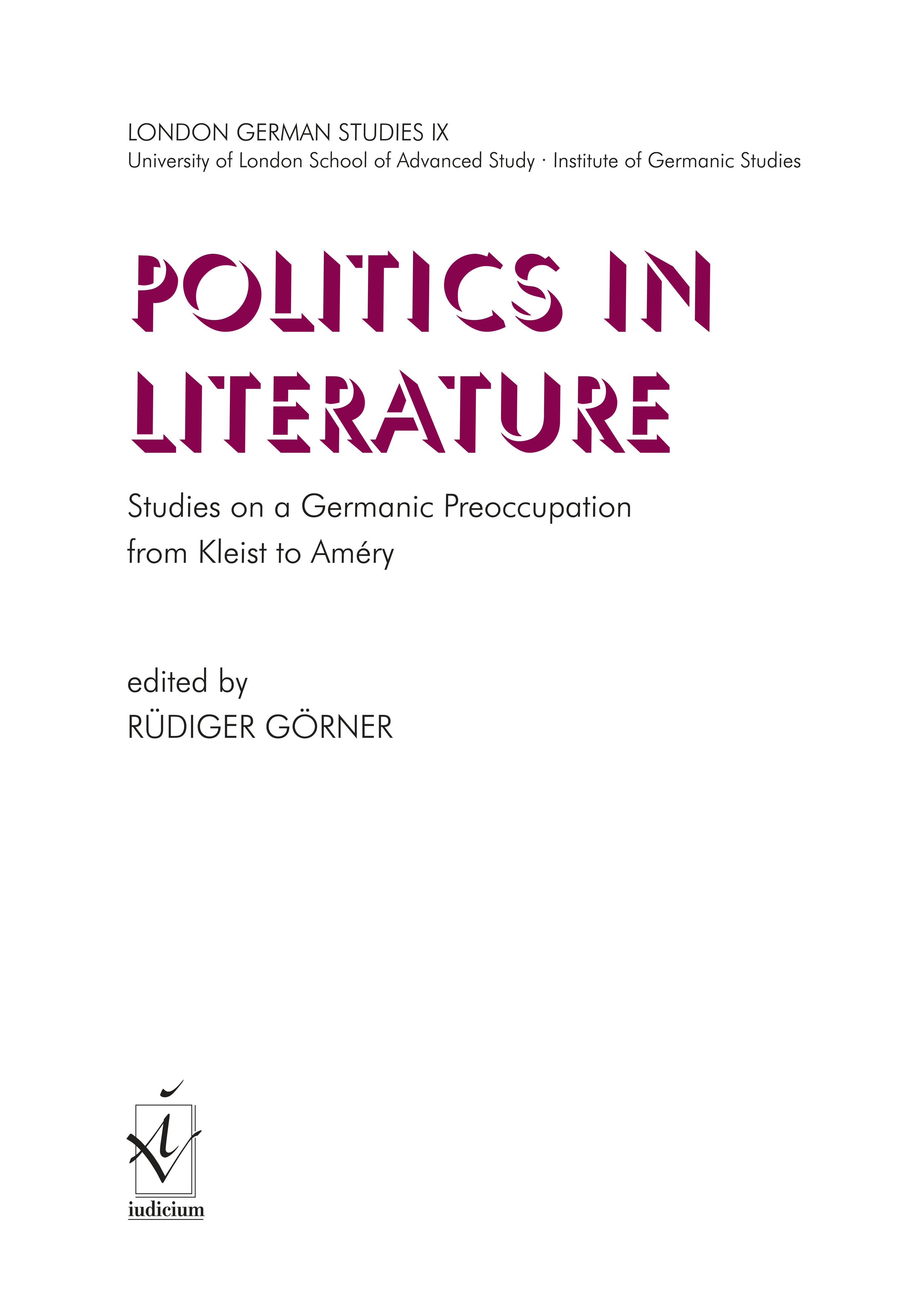Politics in Literature