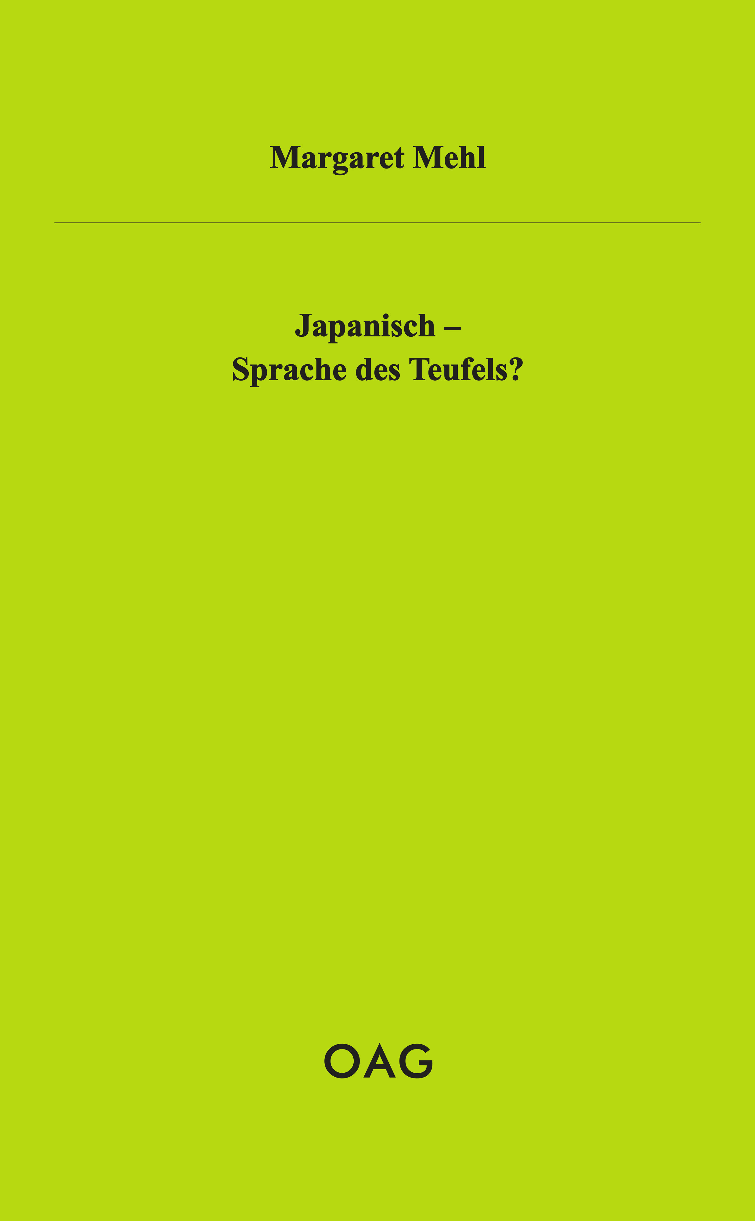Japanisch - Sprache des Teufels?