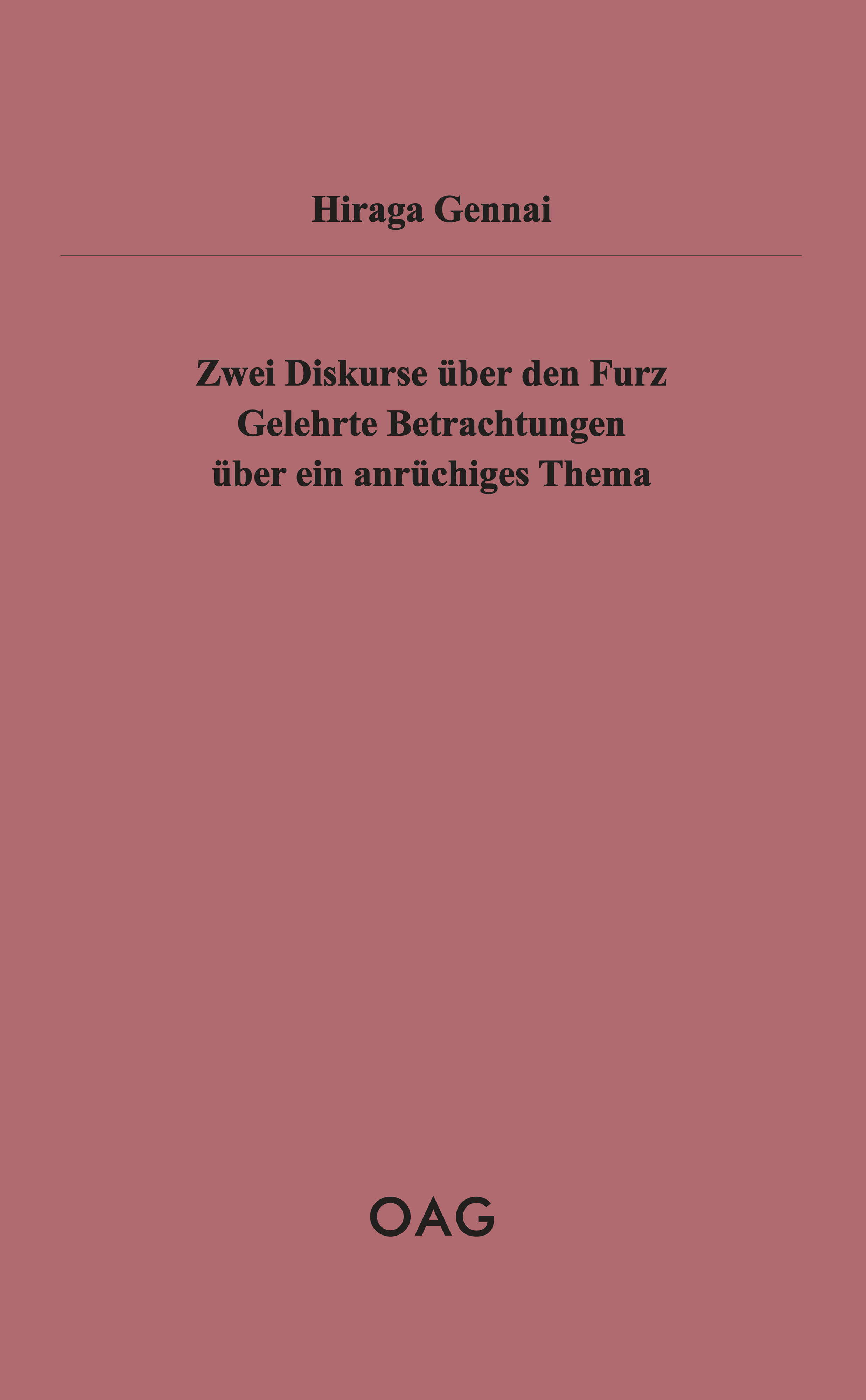 Zwei Diskurse über den Furz